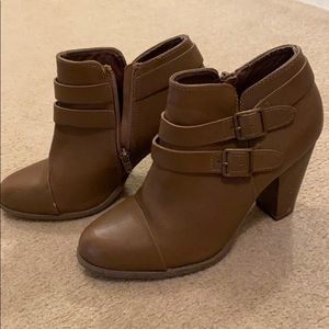 Brown booties